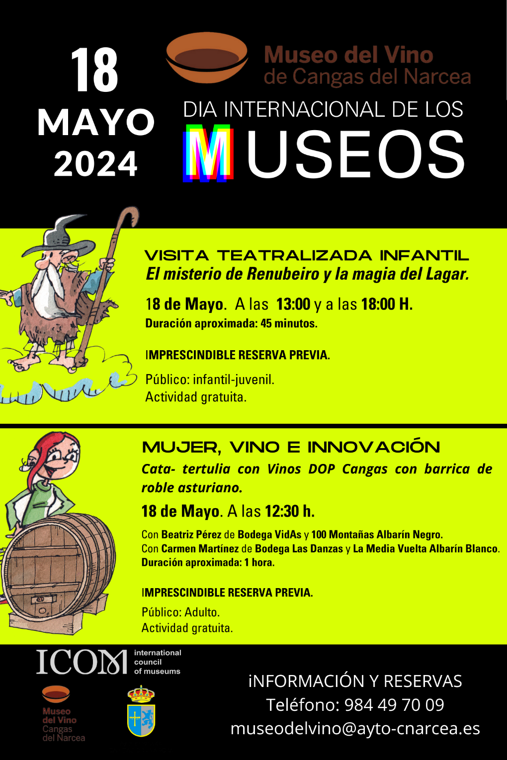 Da Internacional de los Museos en el Museo del Vino de Cangas del Narcea