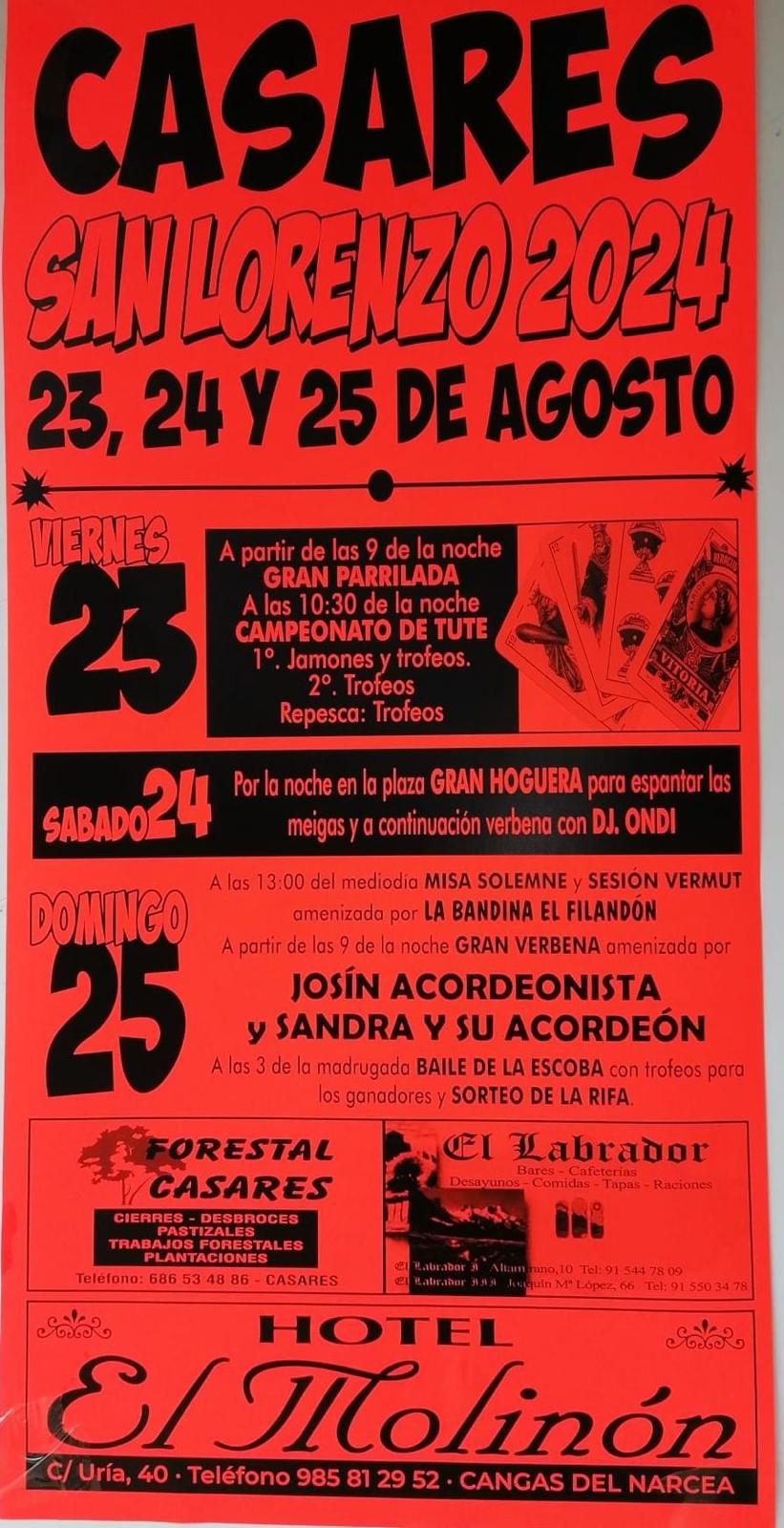 Fiestas de San Lorenzo en Casares