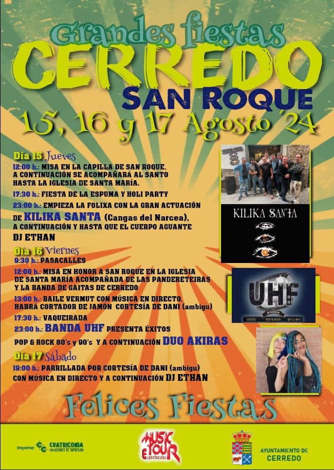 Fiestas de San Roque en Cerredo