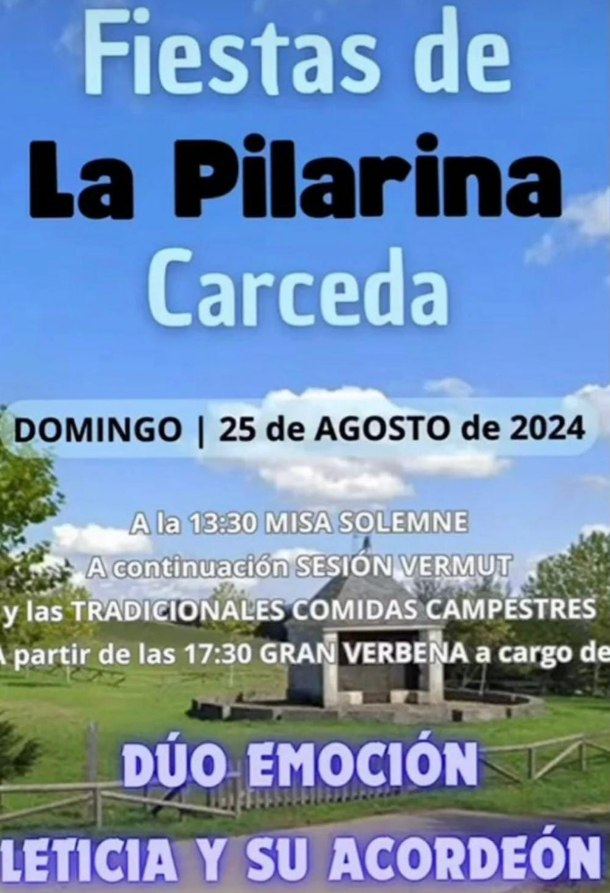 Fiestas de La Pilarina en Carceda