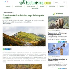 El paraso natural de Asturias, hogar del oso pardo cantbrico